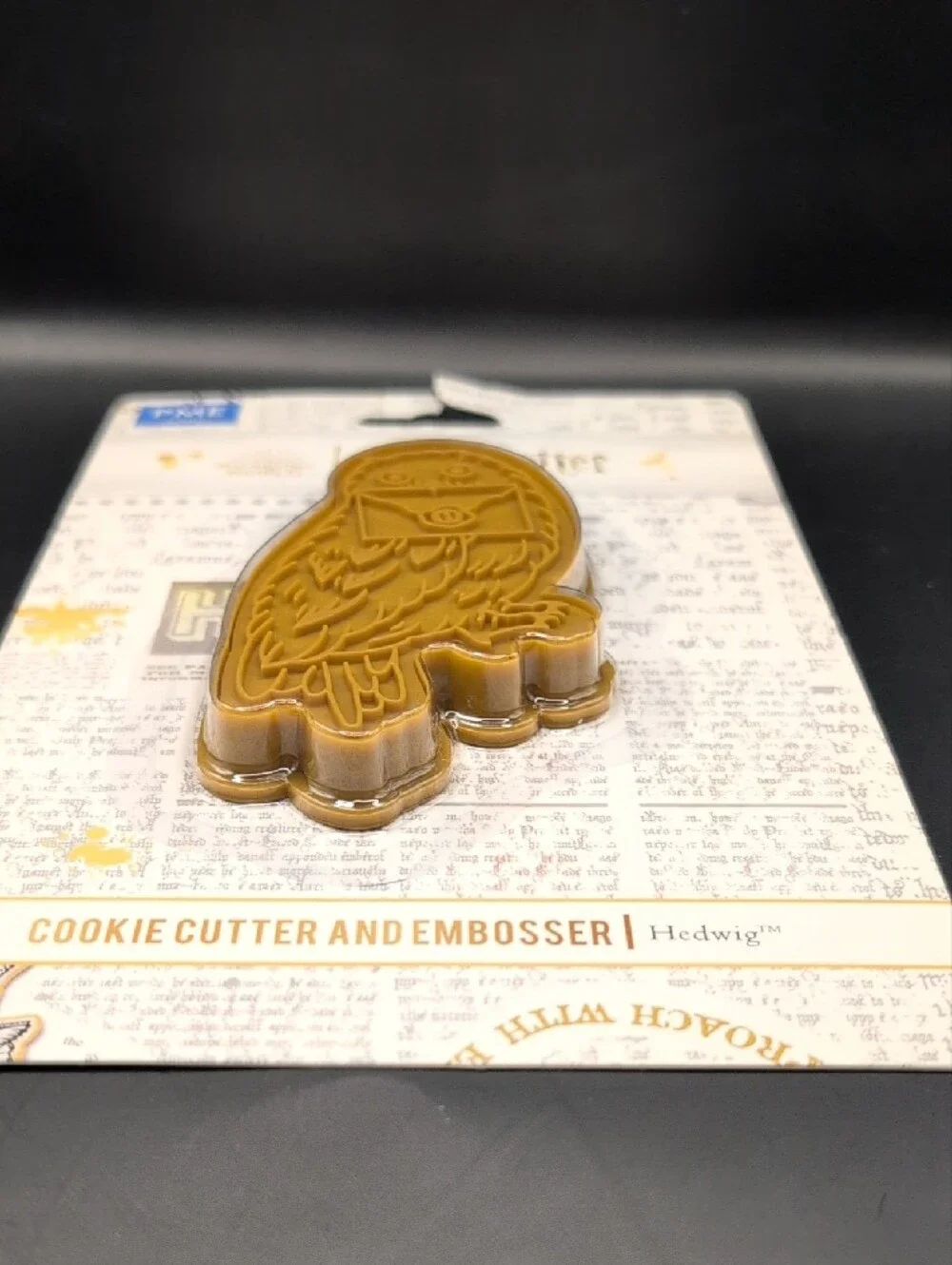 PME Hedwig Owl Cookie Cutter and Embosser Gold